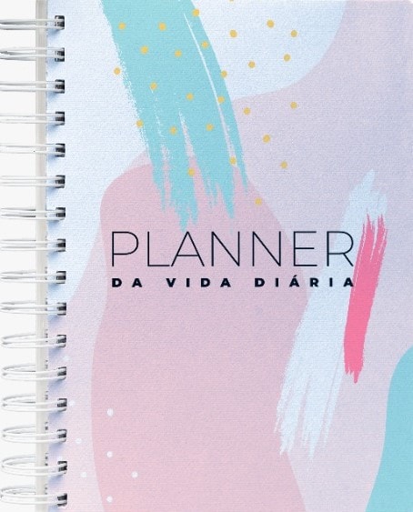 Planner da Vida Diária Joyce Meyer | Capa Dura Artística Pincél Rosa