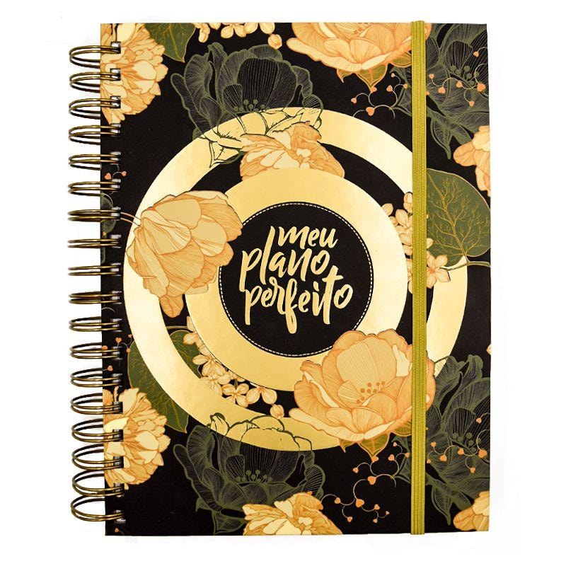 Meu Plano Perfeito Yellow Floral | Capa Dura