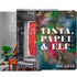 Kit de Livros Completo Zoe Lilly: Três livros com capas coloridas, um com porta vermelha e outro com arte abstrata. — Plenitude