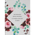 Bíblia Meu Amado NAA Letra Grande, capa dura branca com estampa floral em tons de rosa, verde e bordô. — Plenitude