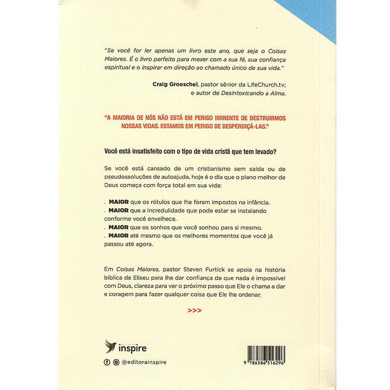 Coisas Maiores | Steven Furtick