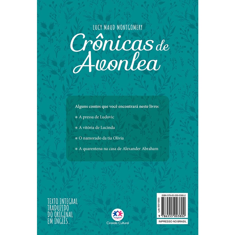 Crônicas de Avonlea | Lucy Maud Montgomery