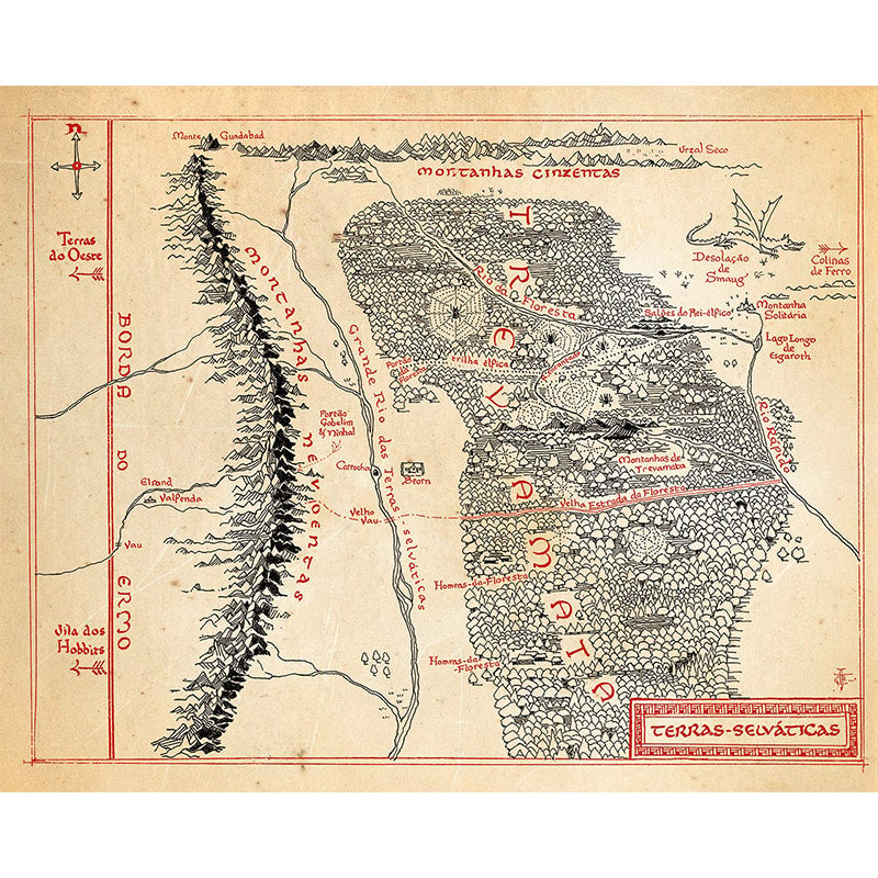 O Hobbit | J.R.R Tolkien (Capa Smaug)