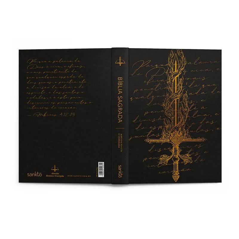 Bíblia Sagrada Espada de Fogo | ARC | Letra Normal | Capa Dura