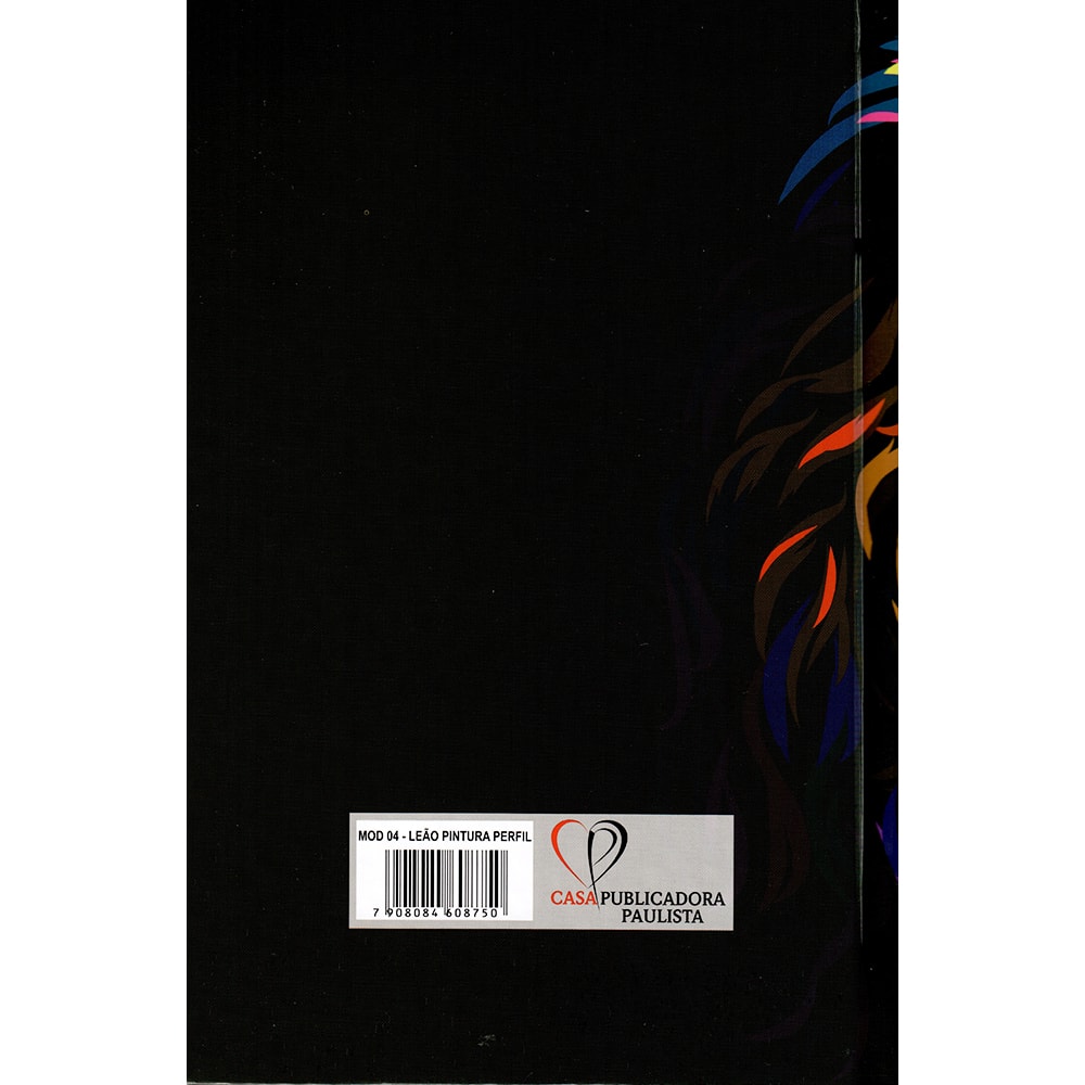 Bíblia Leão Pintura | ARC | Letra Normal | Harpa e Corinhos | Capa Dura