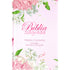 Bíblia Sagrada ARC, capa dura floral rosa com dália e flores brancas, Harpa e Corinhos. — Plenitude