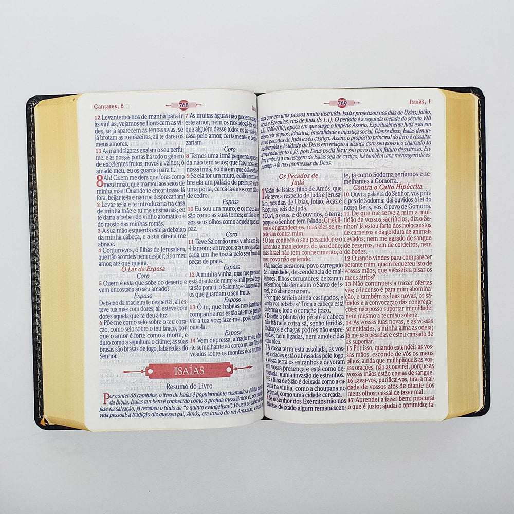 Bíblia Mover de Deus | ARC | Letra Grande | Harpa Avivada e Corinhos | Capa PU Bordo