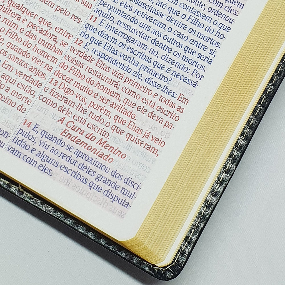 Bíblia Mover de Deus | ARC | Letra Grande | Harpa Avivada e Corinhos | Capa PU Marrom