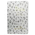 Bíblia Sagrada ARC, capa PU branca com estampa floral preta, letra hipergigante, com harpa. — Plenitude