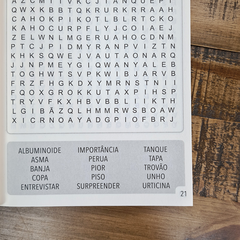 365 Caça-palavras | Português-inglês