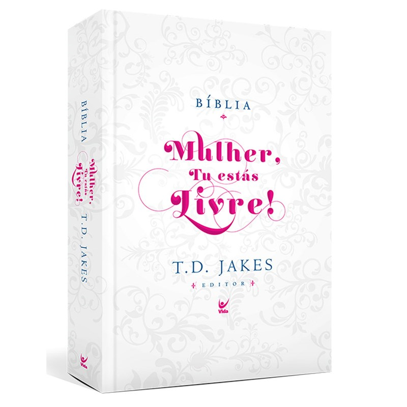 Bíblia de Estudo Mulher, Tu estás Livre! | AEC | Capa Dura Luxo