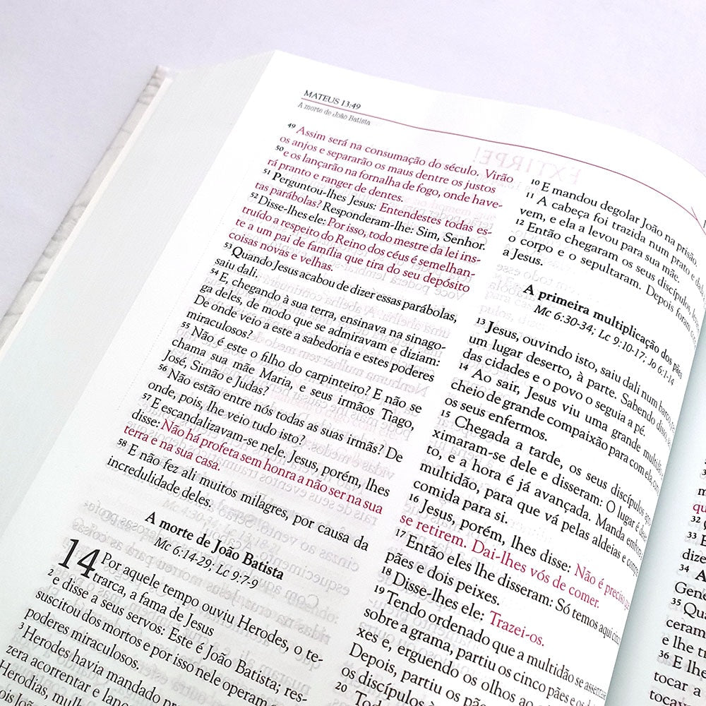 Bíblia de Estudo Mulher, Tu estás Livre! | AEC | Capa Dura Luxo