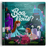 Livro infantil de capa dura "Por que dizemos boa noite?" de Champ Thornton, com ilustração de mãe e filha em cenário noturno. — Plenitude