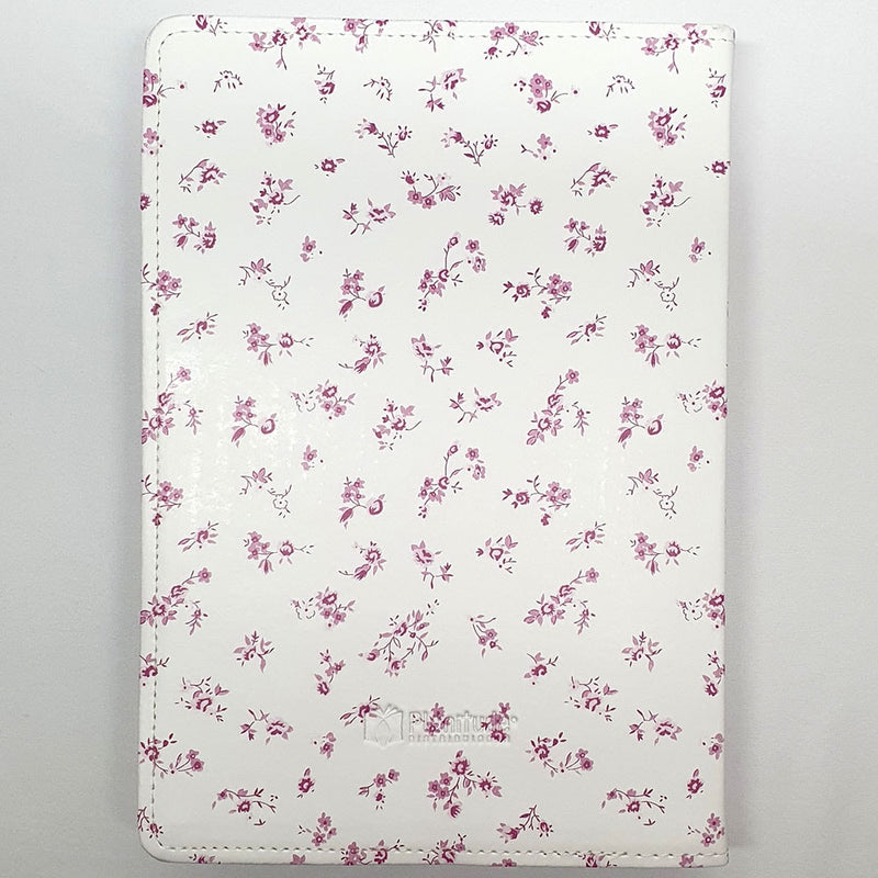 Bíblia Sagrada Harpa Avivada e Corinhos | ARC | Letra Jumbo | Índice | Luxo Flores Rosa