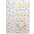 Bíblia Sagrada ARC Letra Jumbo, capa PU branca com estampa floral rosa, detalhes dourados e textura lateral. — Plenitude
