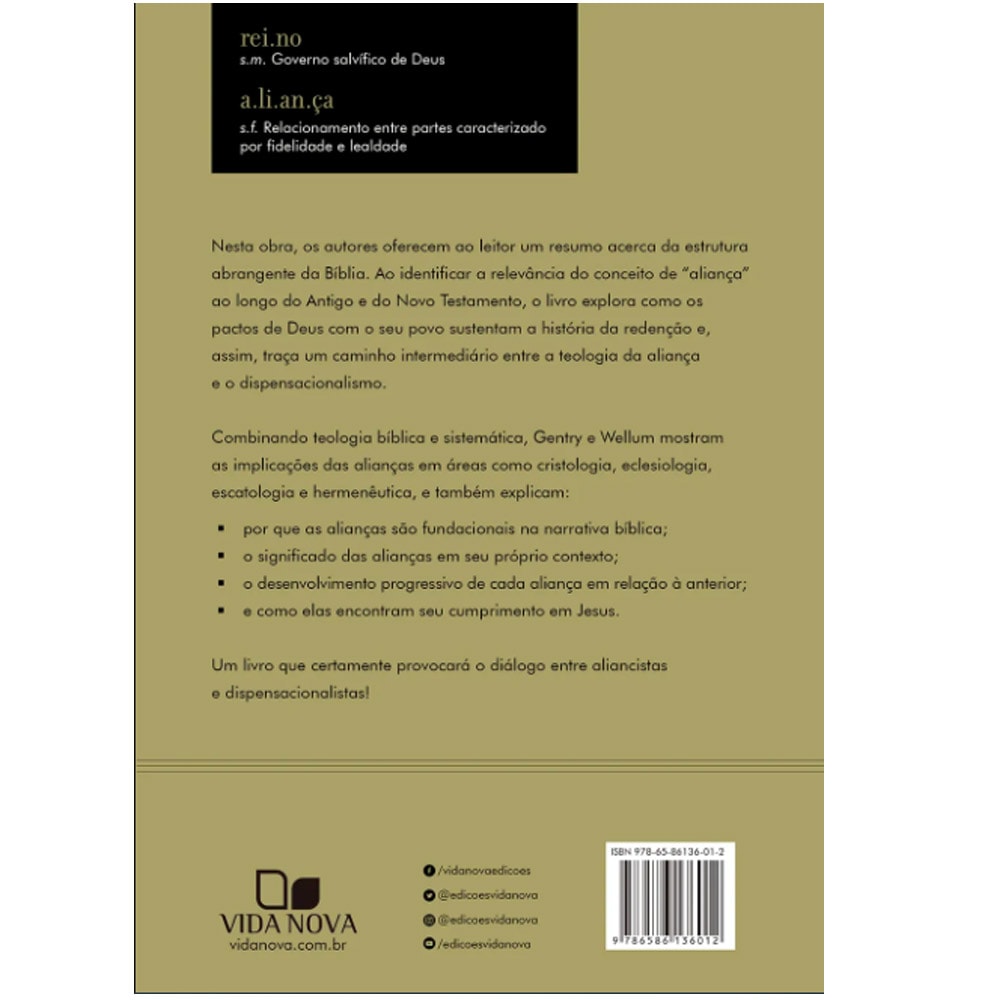 O Reino de Deus através das Alianças de Deus | Peter J. Gentry e Stephen J. Wellum