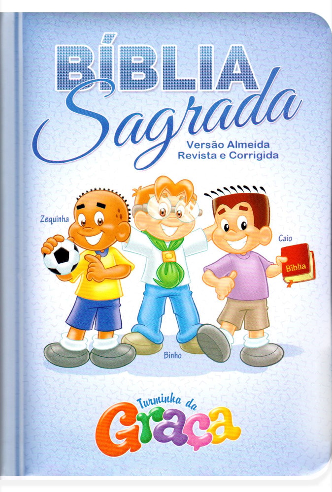 Bíblia da Turminha da Graça | Capa Almofadada | Menino