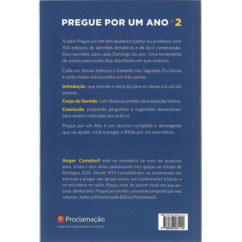Kit Pregue Por Um Ano | 1 e 2 | Roger Campbell