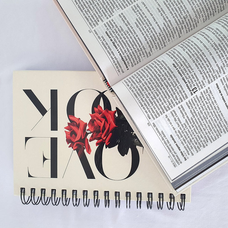 Kit Love Book Rosa | Jesus Copy | Capa Dura