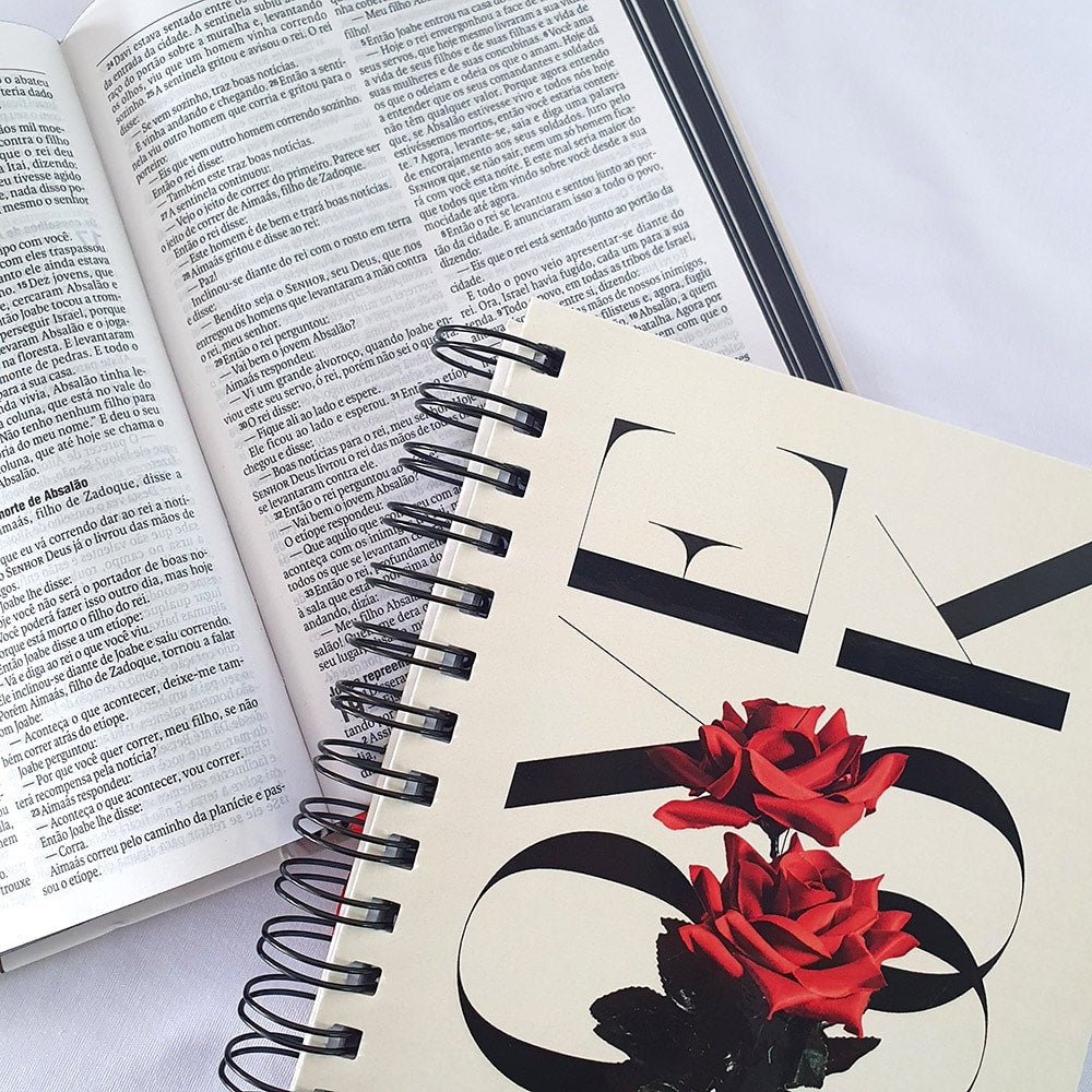 Kit Love Book Rosa | Jesus Copy | Capa Dura