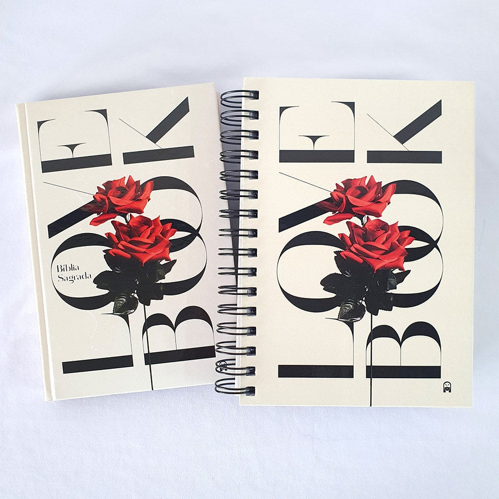 Kit Love Book Rosa | Jesus Copy | Capa Dura