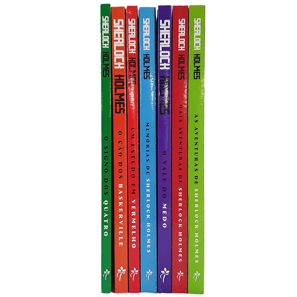 Kit de 7 Livros | As Aventuras de Sherlock Holmes | Arthur Conan Doyle | Tricaju