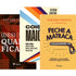 Kit de 3 Livros Steven Furtick, com capas nas cores vermelho, branco e amarelo. — Plenitude