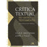 Livro de capa dura: Crítica Textual do Antigo Testamento, de Ellis R. Brotzman. Capa amarela com texto em hebraico e azul. — Plenitude