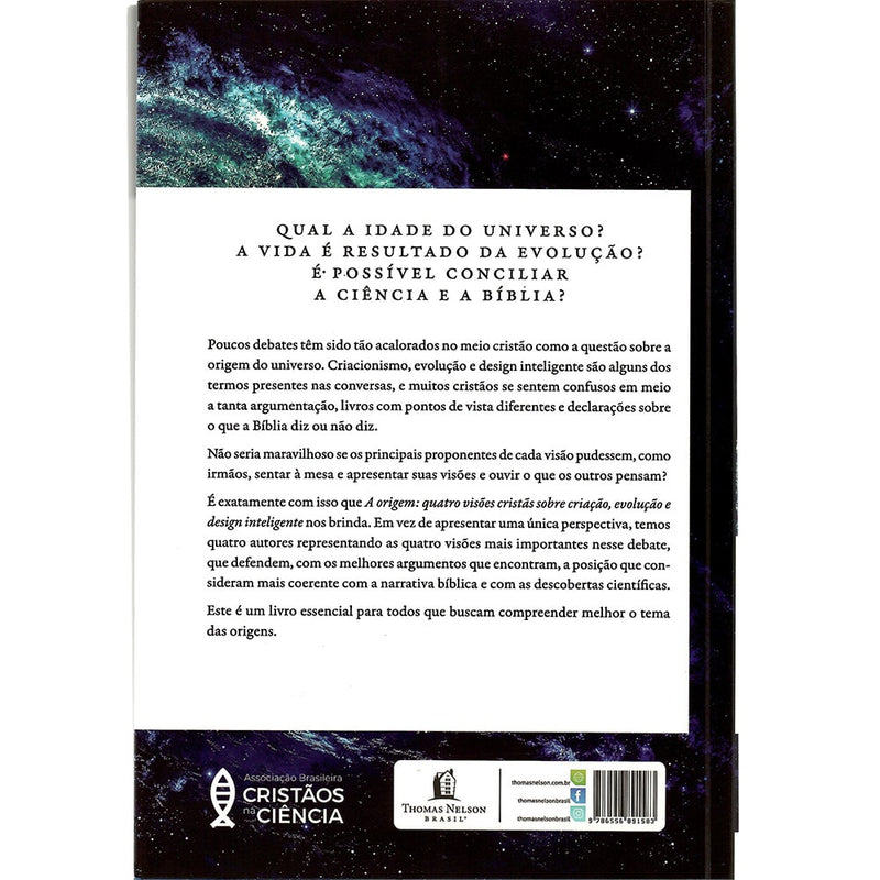 A Origem | Ken Ham, Hugh Ross, Deborah B. Haarsma e Stephen C. Meyer