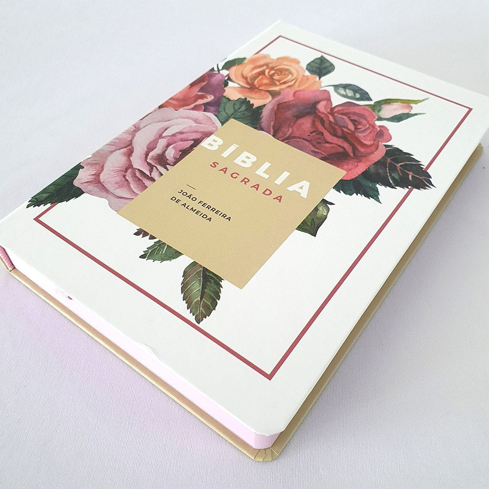 Bíblia Floral | ARC | Letra Normal | Capa Dura