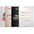 Kit de 4 Livros Deive Leonardo, com capas nas cores branco, vermelho e preto. — Plenitude