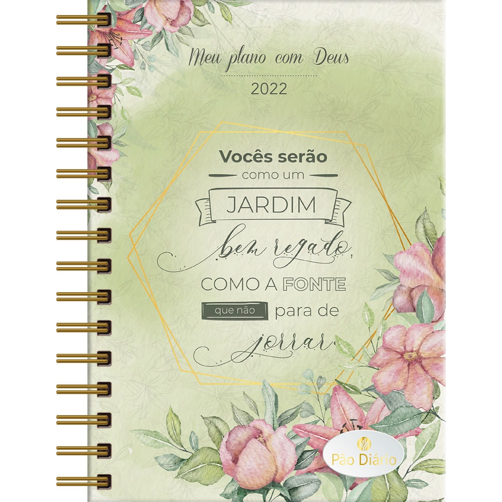 Meu Plano com Deus | Planner 2022 | Jardim Bem regado