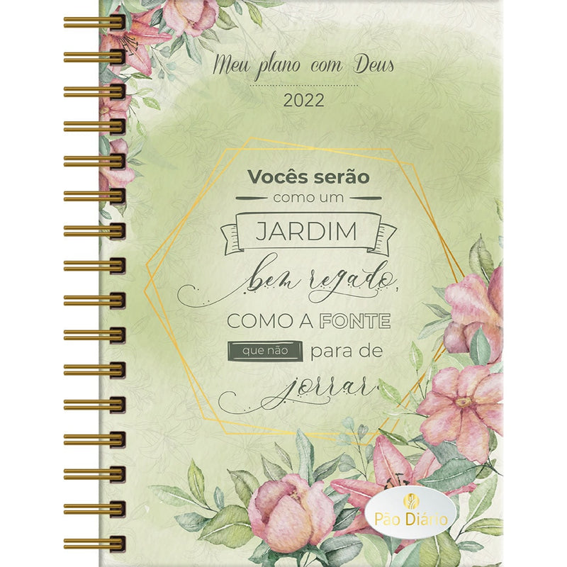Meu Plano com Deus | Planner 2022 | Jardim Bem regado