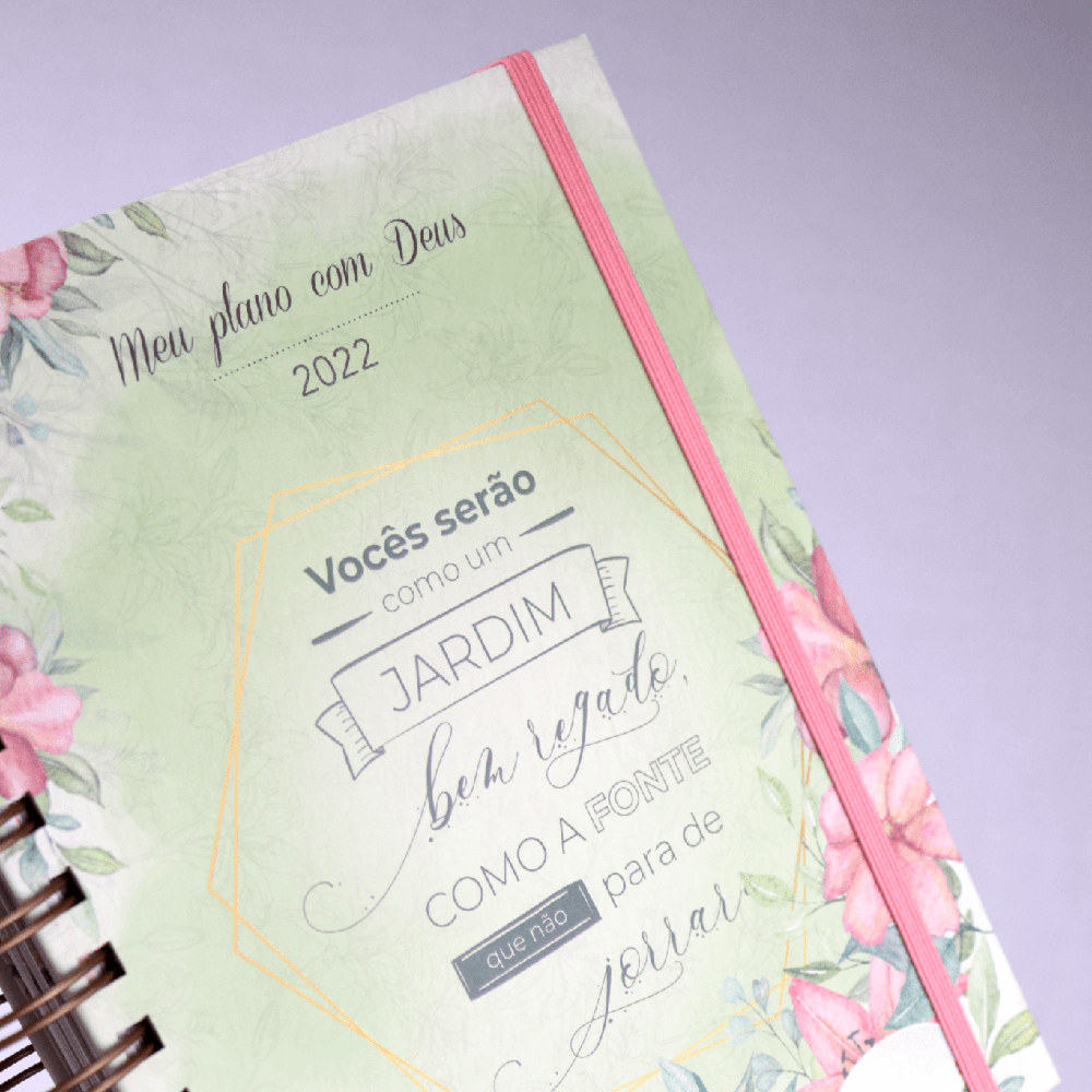 Meu Plano com Deus | Planner 2022 | Jardim Bem regado
