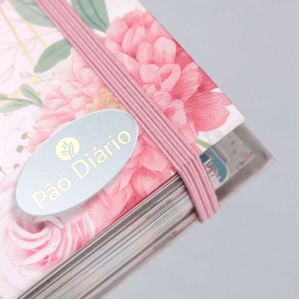 Meu Plano com Deus | Planner 2022 | Exemplo de Cristo | Capa Rosa