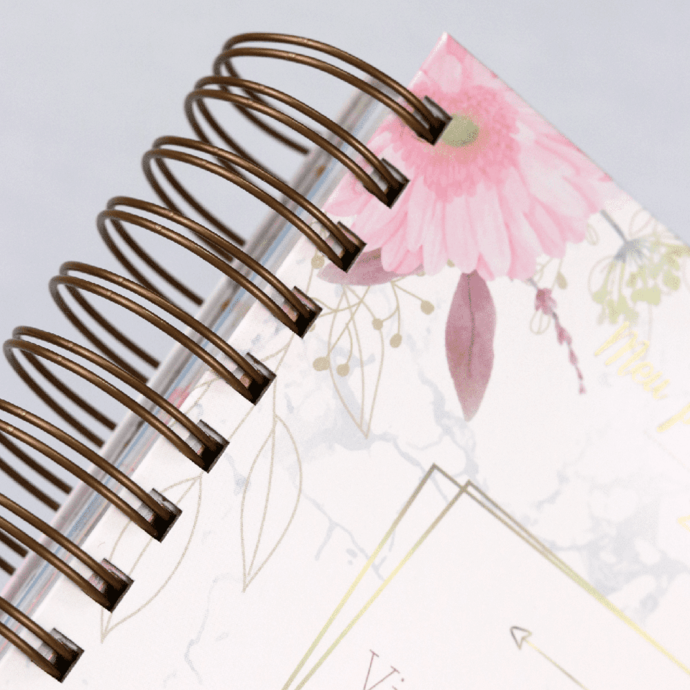 Meu Plano com Deus | Planner 2022 | Exemplo de Cristo | Capa Rosa