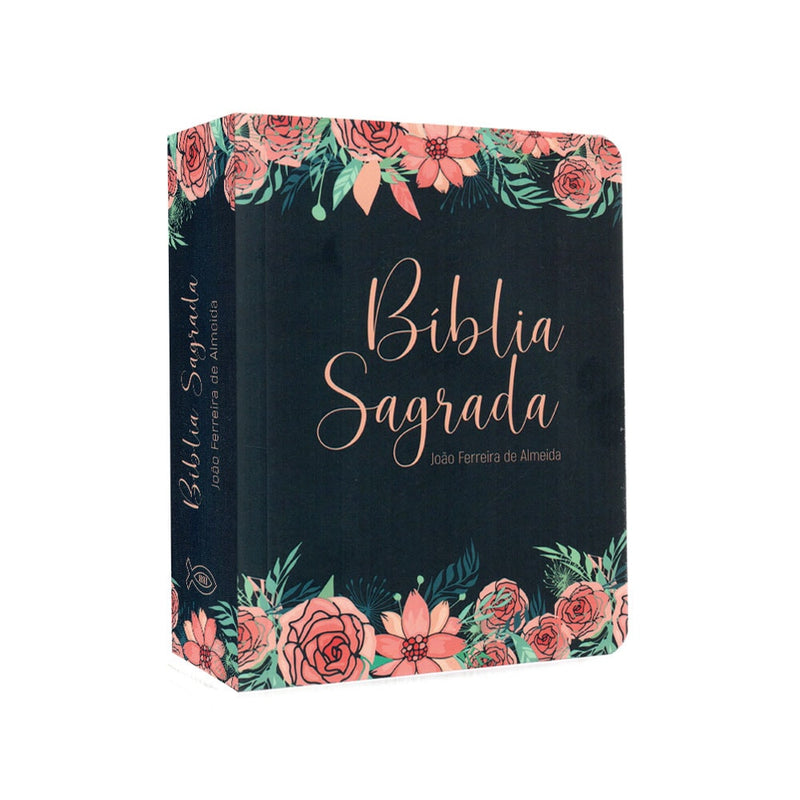 Bíblia Sagrada Média Rosas Especial | ARC | Letra Normal | Brochura