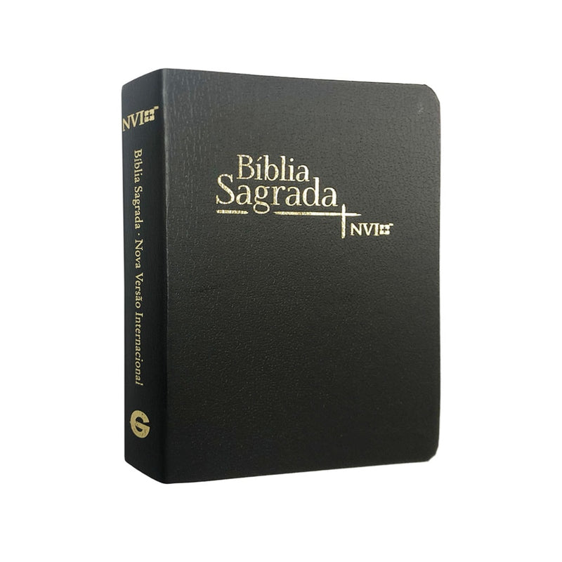 Bíblia Sagrada Média | NVI | Letra Média| Semi Luxo Preta