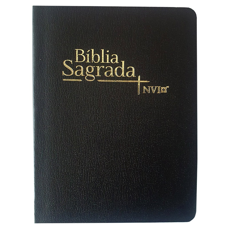 Bíblia Sagrada Média | NVI | Letra Média| Semi Luxo Preta