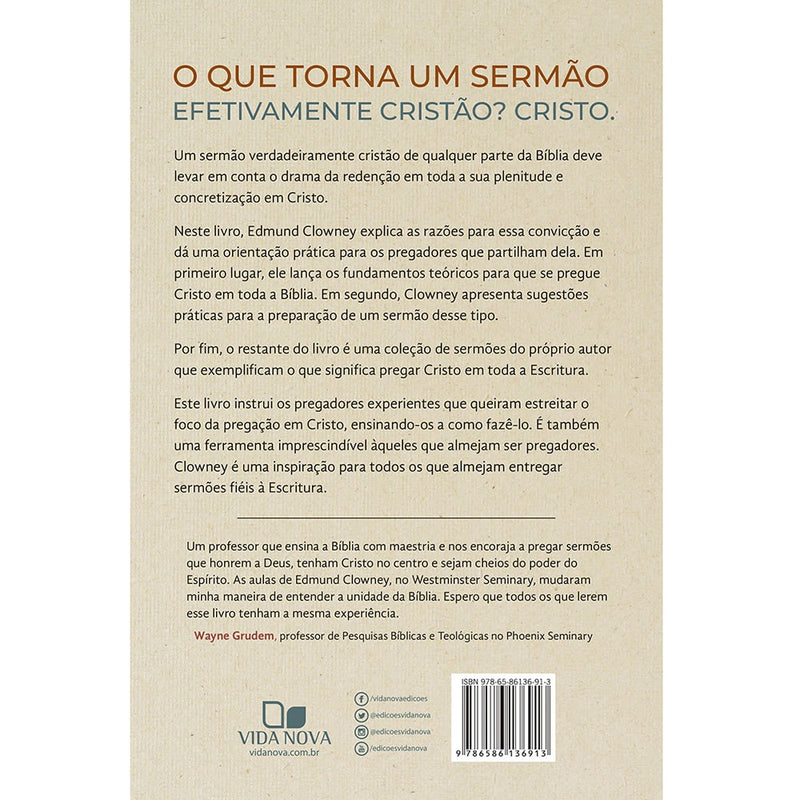 Pregando Cristo em toda a Escritura | Edmund Clowney
