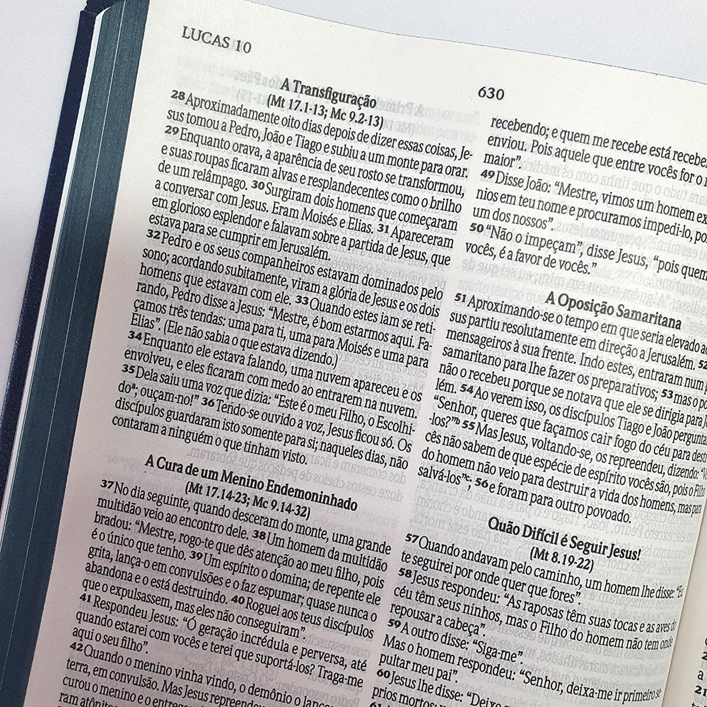 Bíblia Sagrada Slim Provérbios 4:23 | NVI | Letra Maior | Flexível