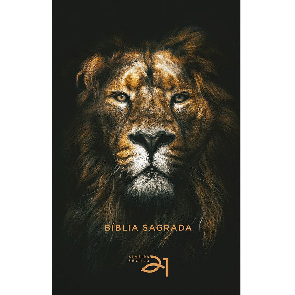 Bíblia Almeida Século 21 | A21 | Letra Média| Capa Dura | Leão de Judá