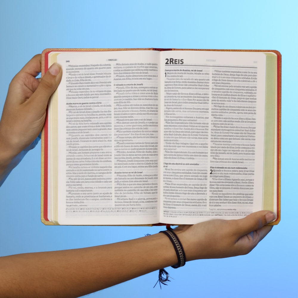 Bíblia Almeida Século 21 | A21 | Letra Média | Capa Dura | Cruz de Cristo