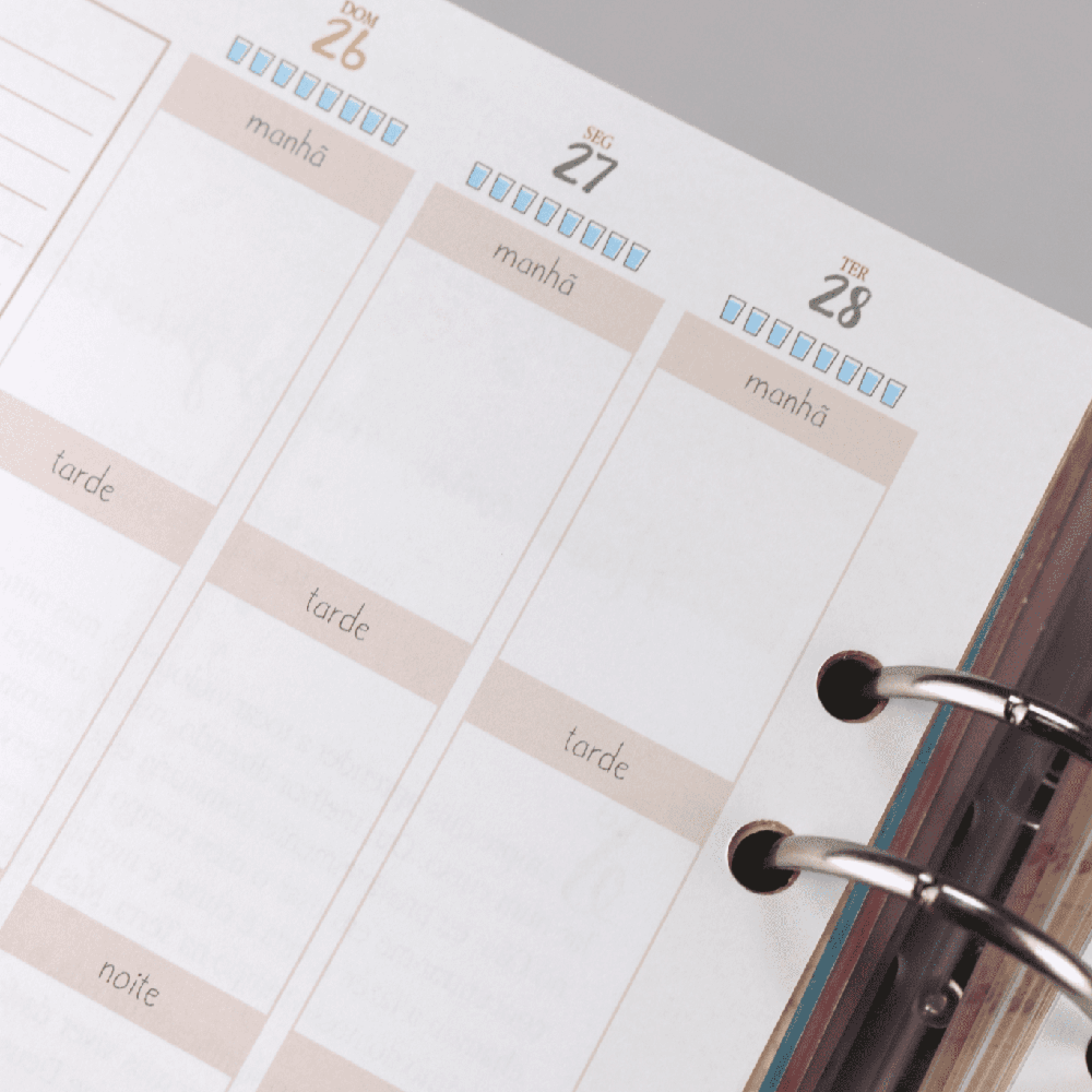 Planner 2022 Pão Diário | Capa Azaléias Fichário
