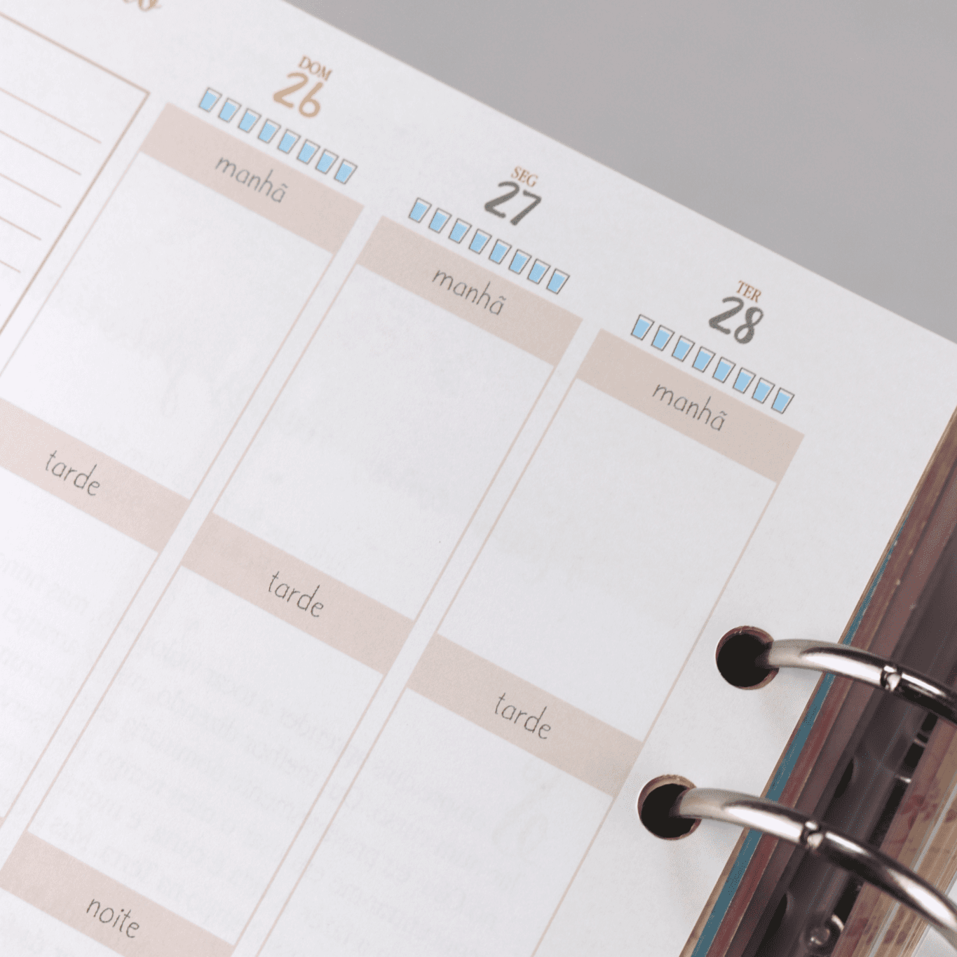 Planner 2022 Pão Diário | Capa Orquídea Fichário