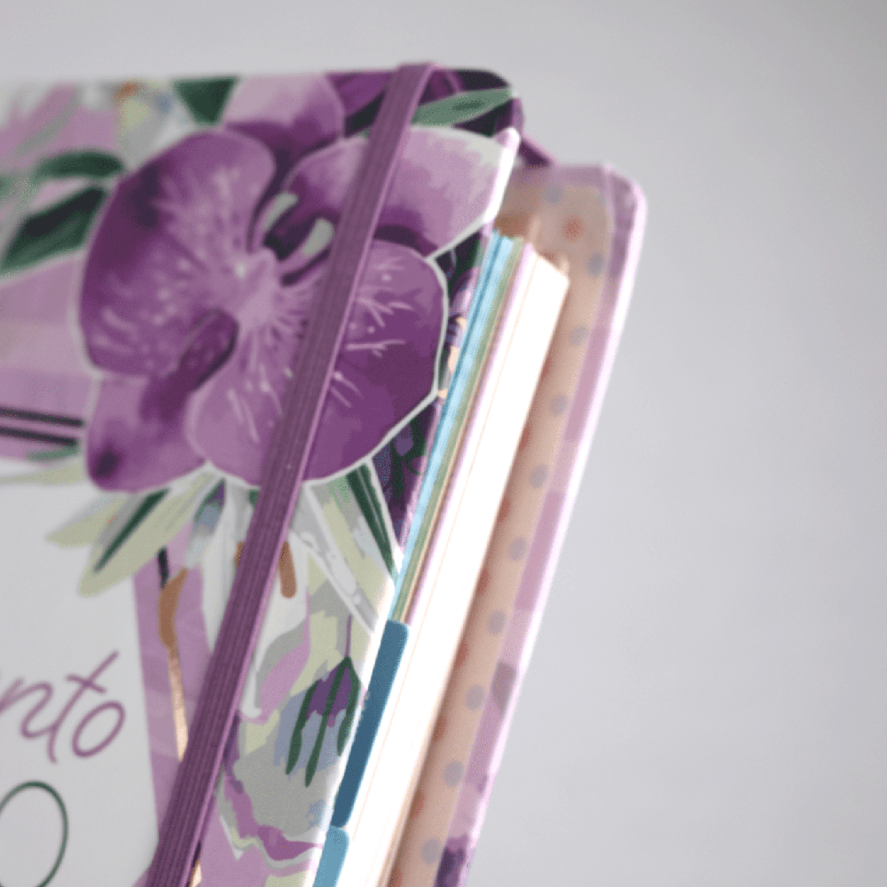 Planner 2022 Pão Diário | Capa Orquídea Fichário