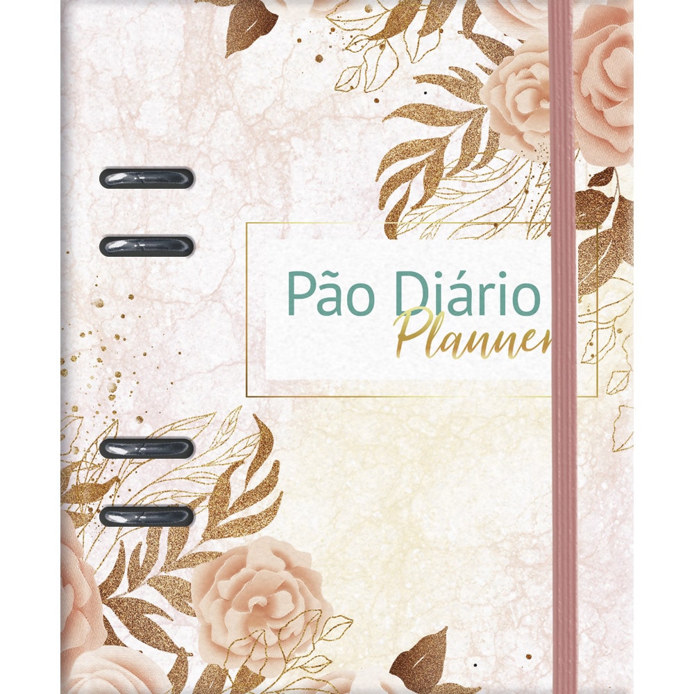 Planner 2022 Pão Diário | Capa Rosas Fichário