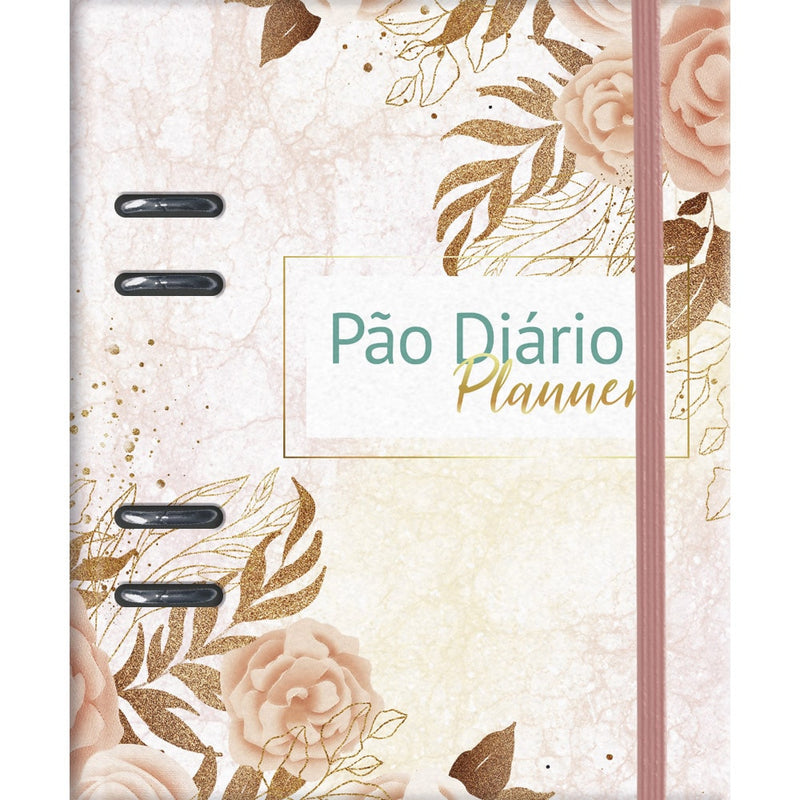 Planner 2022 Pão Diário | Capa Rosas Fichário
