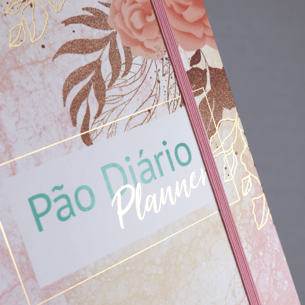 Planner 2022 Pão Diário | Capa Rosas Fichário