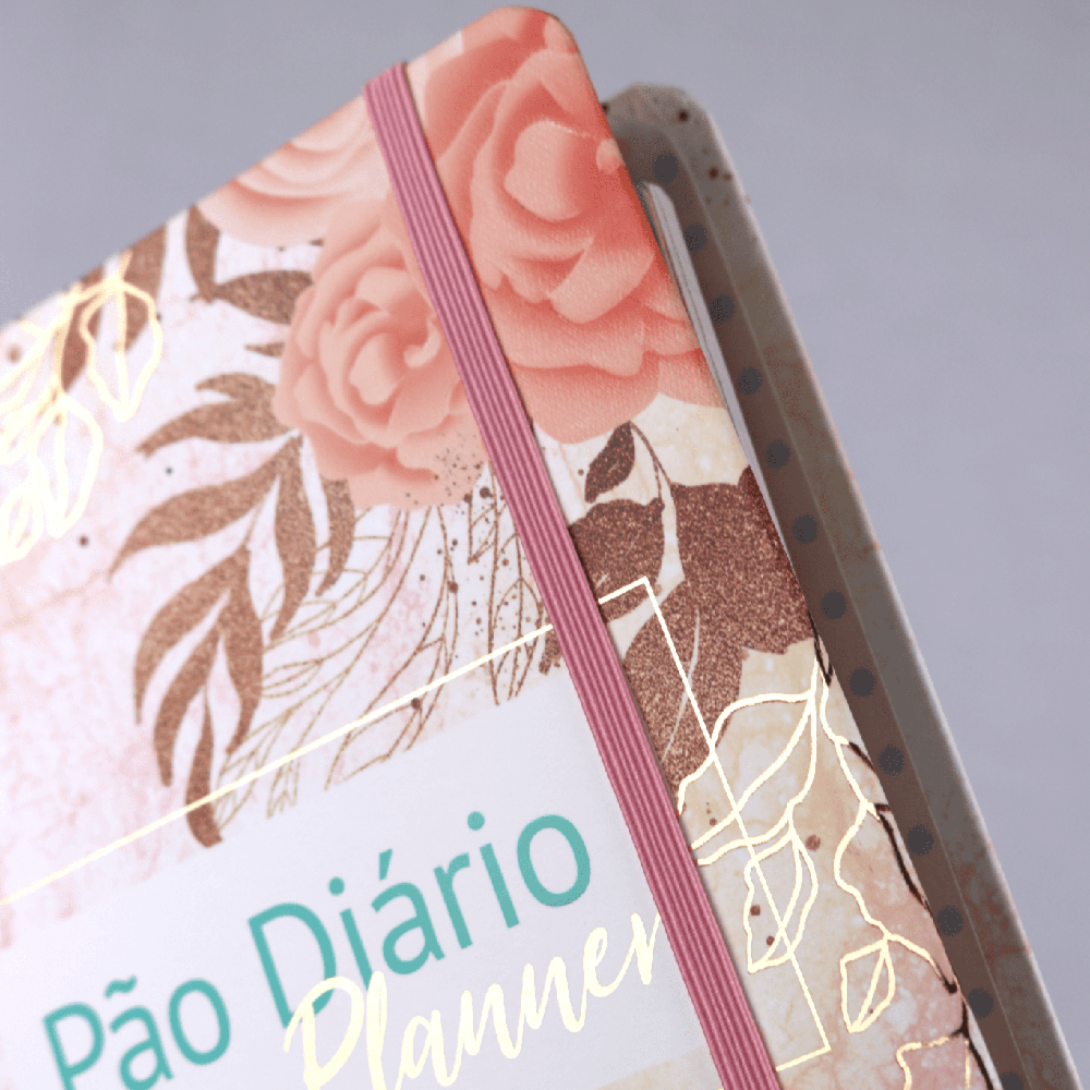Planner 2022 Pão Diário | Capa Rosas Fichário